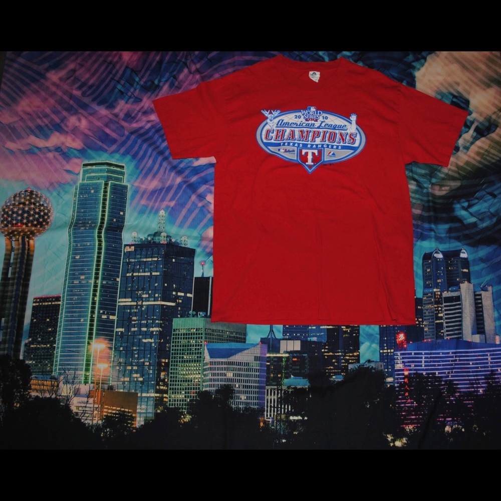 Texas Rangers 2010 American League Champion Tshirt